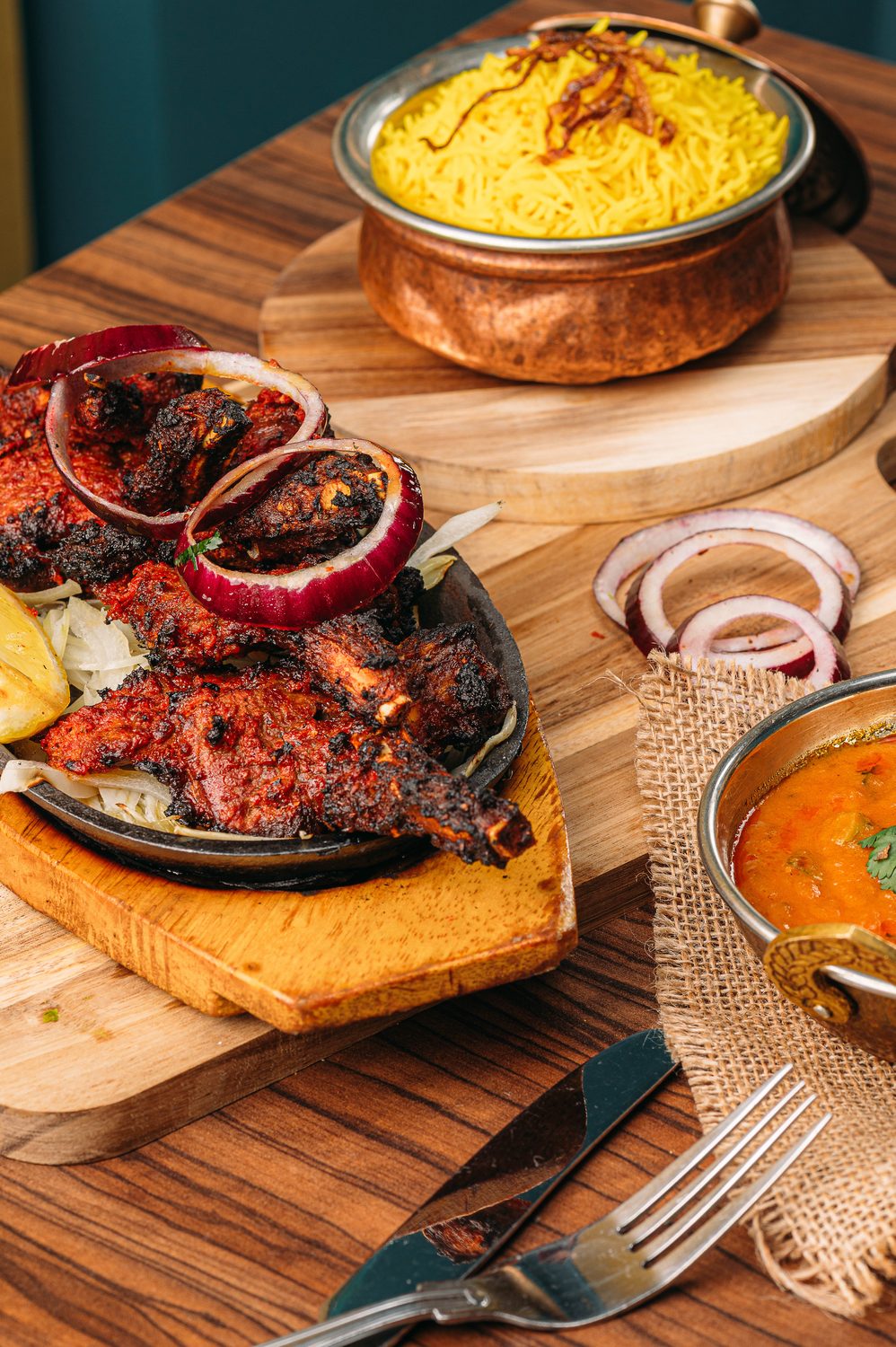 Indian food at Swagath, Barrhead