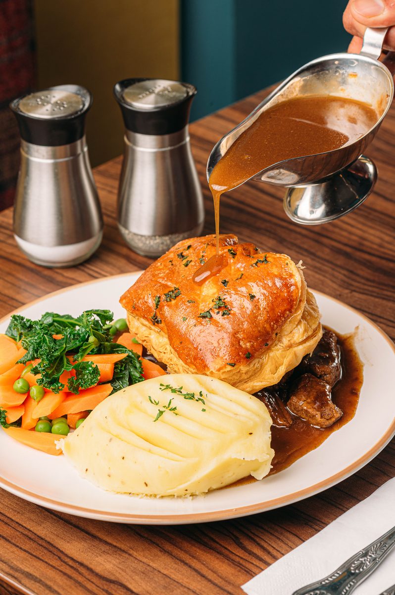 Steak pie at Fàilte