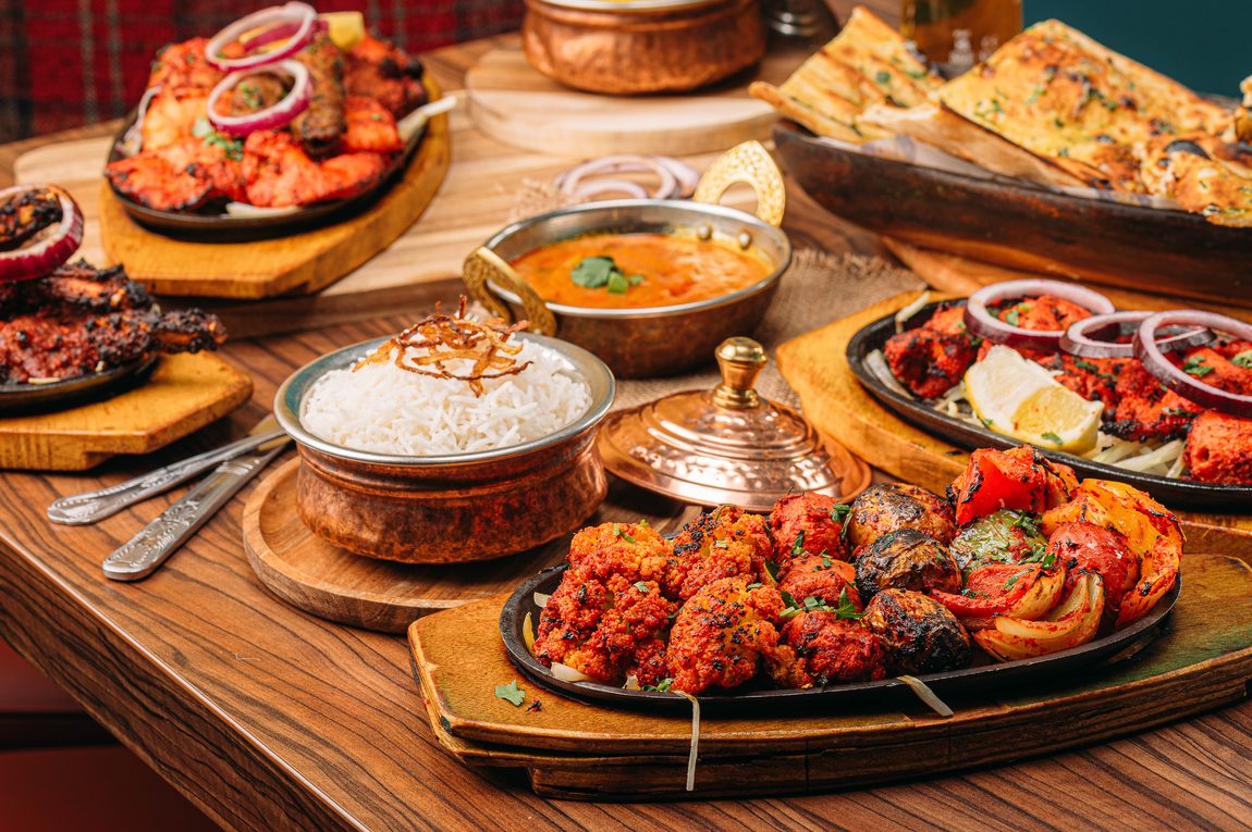 Indian food at Swagath, Barrhead