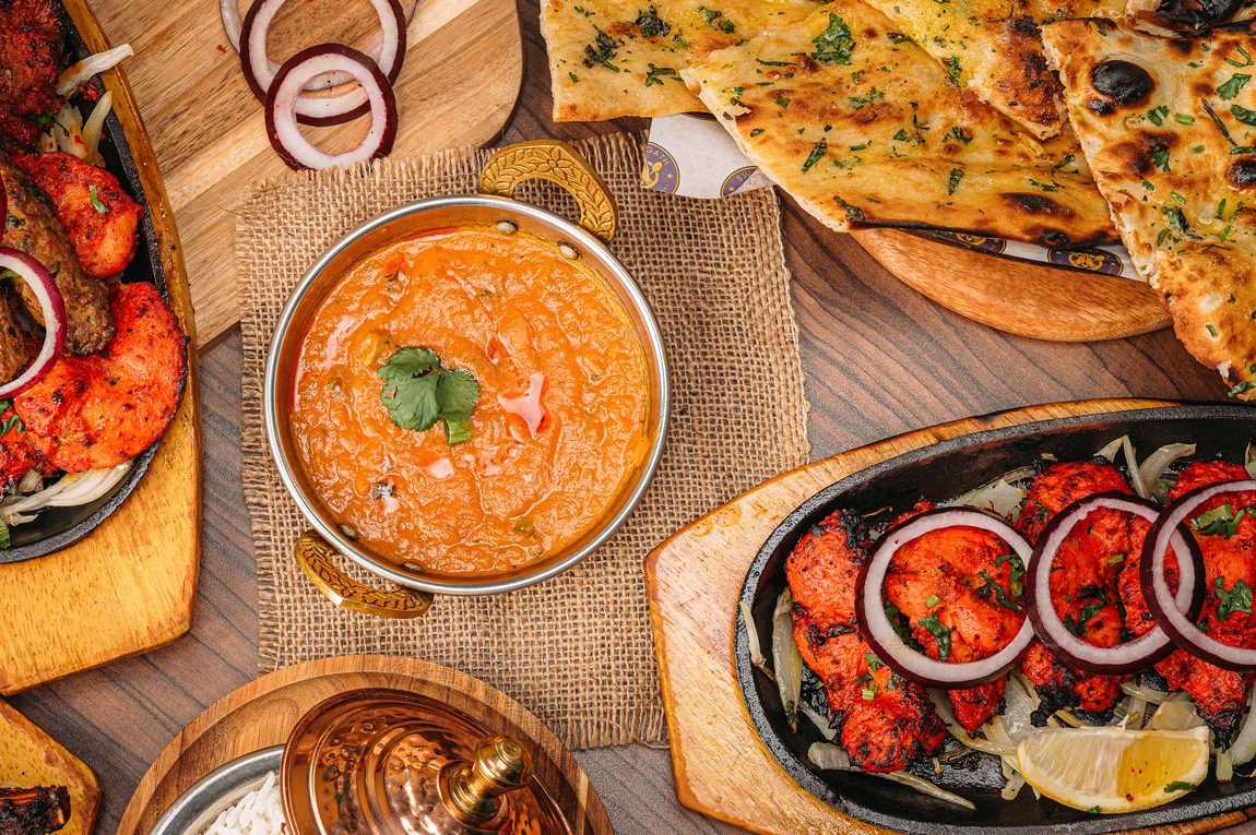 Indian food at Swagath, Barrhead